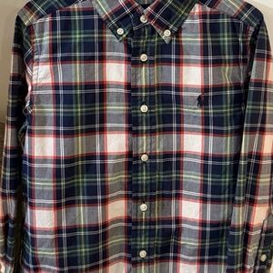Polo Ralph Lauren Boys Size 5 Plaid Button Down